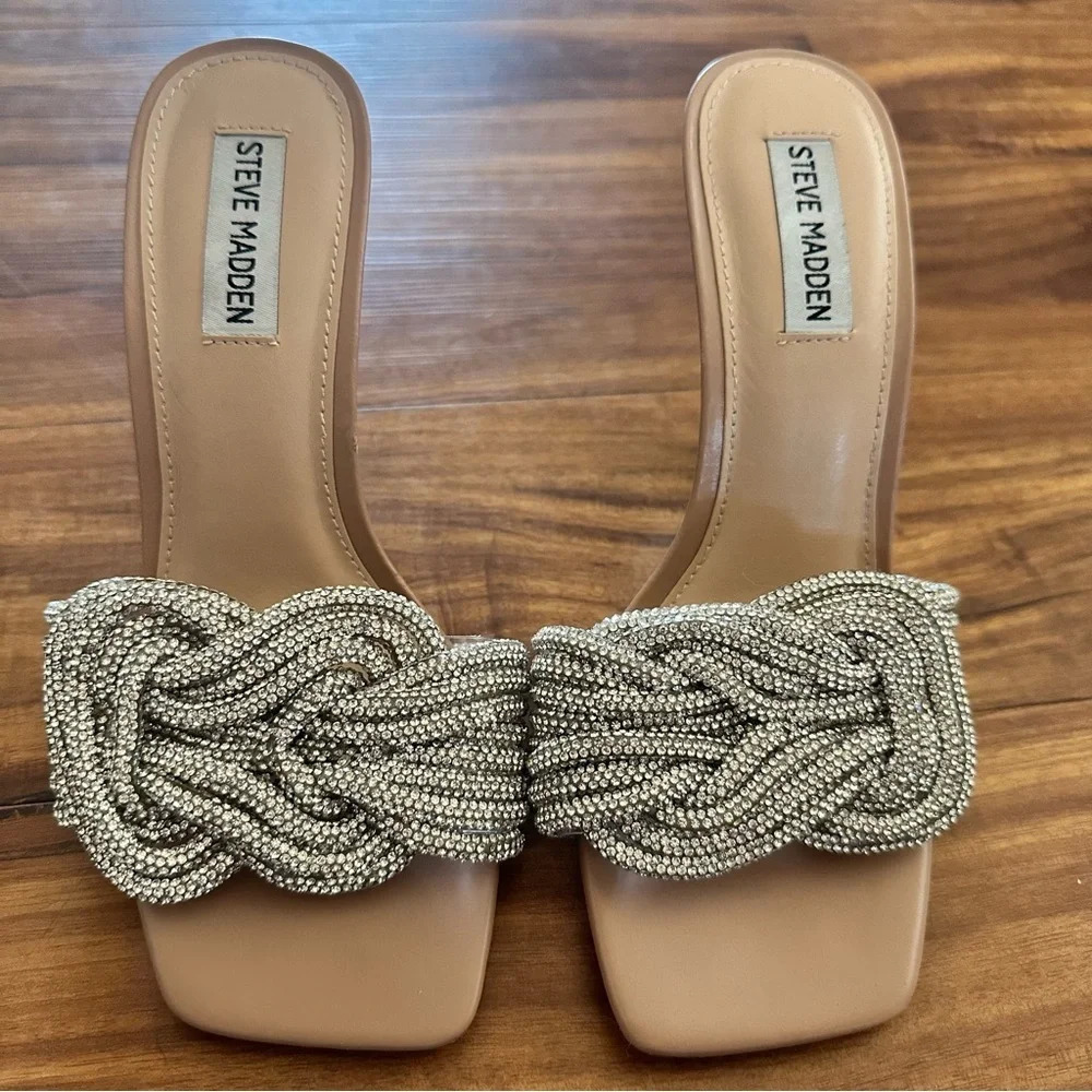 Steve Madden Applaud Rhinestone heels